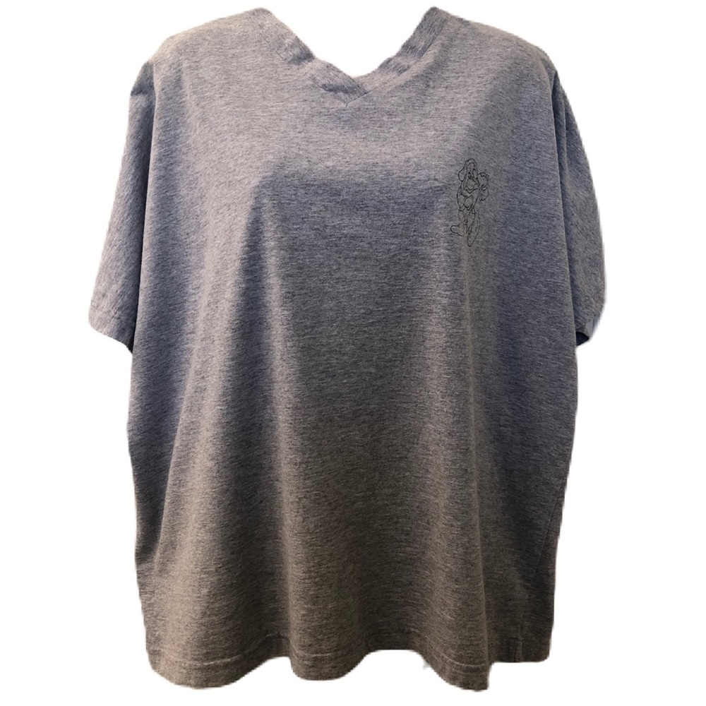 Vintage Walt Disney World Women's Gray T-Shirt Grumpy Wear L/XL Collectible